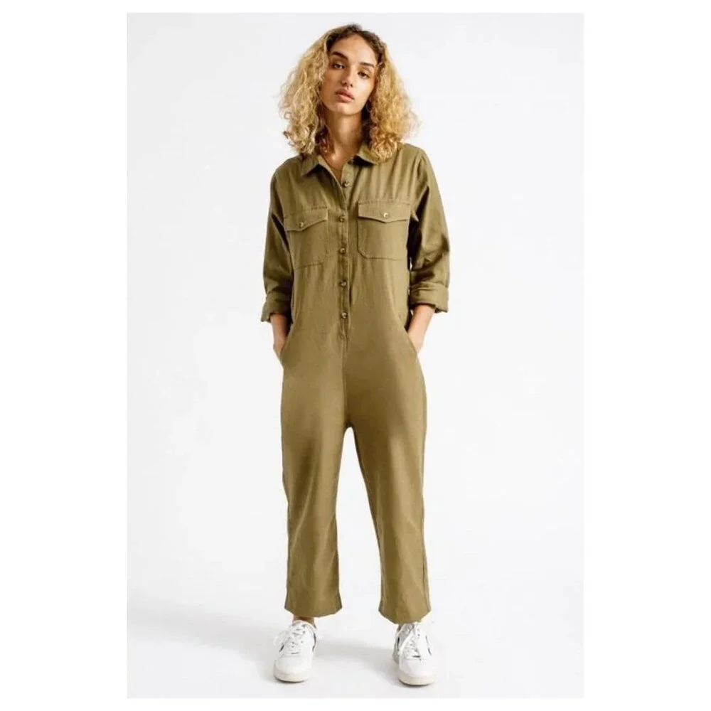 Anthropologie Melbourne Overalls Coverall Jumpsuit Mechanic Boiler Suit Workwear - Picture 5 of 12